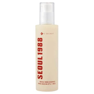 shumee K-secret - Seoul 1988 Essence: Polžji mucin 97% + riž - Pomirjujoča esenca s filtratom polžjega mucina in rižem - 100 ml
