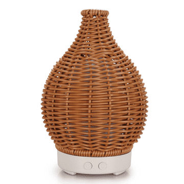 shumee Aroma Folk Eco oljni difuzor - ultrazvočna aromaterapija in vlaženje zraka - profesionalni, za dom in pisarno - 130 ml