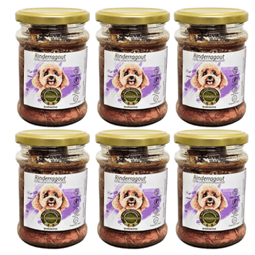 shumee 6x goveji ragu s korenjem 200 g | kuhana pasja hrana | intolerance na hrano | recept z monoproteini | Schlemmermaul