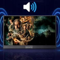 ZENWIRE Prenosni monitor Zenwire AMG15 z USB-C in ločljivostjo Full HD 1920 x 1080, IPS HDR in HDMI, za 15,6-palčni prenosnik