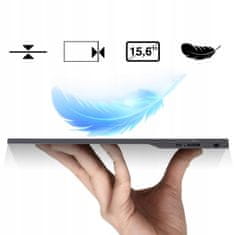ZENWIRE Prenosni monitor Zenwire AMG15 z USB-C in ločljivostjo Full HD 1920 x 1080, IPS HDR in HDMI, za 15,6-palčni prenosnik