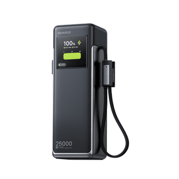 shumee Sharge HyperTower X6 siva 25000mAh 170W prenosna baterija s hitrim polnjenjem in funkcijo hitrega polnjenja (PD/QC)
