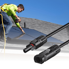 shumee Komplet podaljškov za solarne sisteme LogiLink, MC4/M do MC4/F, 6 mm², 1 m - Visokokakovostni fotovoltaični kabli
