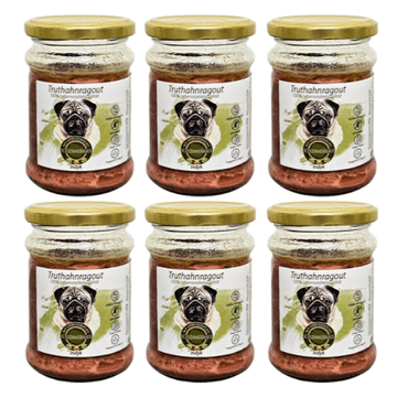 shumee 6x puranjega raguje 200 g | kuhana pasja hrana | intolerance na hrano | recept z monoproteini | Schlemmermaul