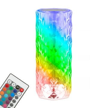 BRILONER RGB LED namizna svetilka z daljinskim upravljalnikom, polnilna, spreminjajoča se barva, spalnica, dnevna soba