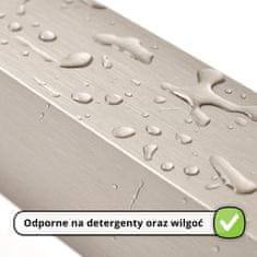 shumee 2 x Osnovne noge za pohištvo | Presek 40x40 mm | V - 100 mm | Barva: Nerjaveče jeklo + Vijaki priloženi