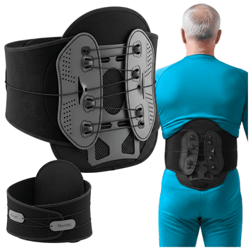 shumee Ledveni pas za hrbtenico, ortopedski, ojačajoč, visok, stabilizacijski, FIT4MED 80-130CM, univerzalen