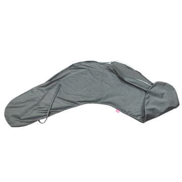 shumee Žametna prevleka za vzglavnik za nosečniški vzglavnik BabyUniverse Large Cocoon Boomerang - temno siva