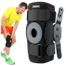 shumee Kolenski stabilizator za koleno, stabilizacija pogačice, razbremenitev sklepa, s tečaji, FIT4MED R.XL
