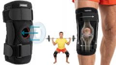 shumee Kolenski stabilizator za koleno, stabilizacija pogačice, razbremenitev sklepa, s tečaji, FIT4MED R.XL