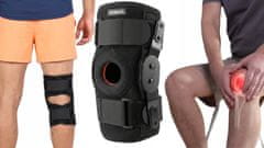 shumee Kolenski stabilizator za koleno, stabilizacija pogačice, razbremenitev sklepa, s tečaji, FIT4MED R.XL