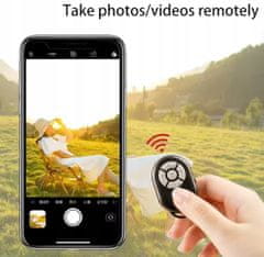INNA Daljinski upravljalnik Bluetooth za fotografiranje s sprožilcem kamere, snemanje pametnih telefonov
