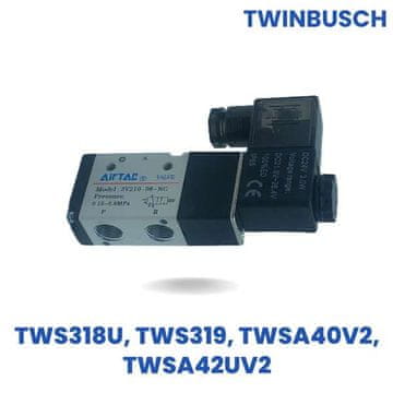 shumee Zamenjava Twin Busch: pnevmatski elektromagnetni ventil DC24 TWS318U, TWS319, TWSA40V2, TWSA42UV2