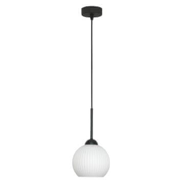 shumee Viseča svetilka stropni nadstrešek lestenec krogla bela NAD namizna glamur LED 1xE27 fiona 14-985