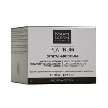 Martiderm MartiDerm Platinum GF Vital - krema za staranje, suha koža, obnovitvena krema za suho kožo 50 ml