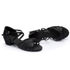Arabesque Blanca - ženski črni plesni čevlji 3 cm Blanca 3 cm črni čevlji z visoko peto za latino ples 39