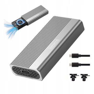 shumee Ohišje za M.2 nvme Pcie SSD USB-C 4.0 M2 Thunderbolt 4 40 GB/s ležišče za pogon Zenwire M280U4C