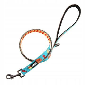 shumee Povodec za pse kratek 1,5 m, barvit urban, tradicionalni, yorkshirski, huggy doggy, velikost S