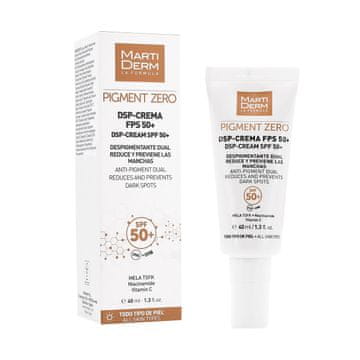 Martiderm MartiDerm Pigment Zero DSP-krema SPF50+, depigmentacijska krema proti razbarvanju SPF50+ 40 ml