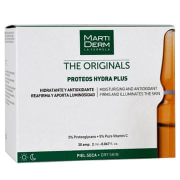 shumee MartiDerm The Originals Proteos Hydra Plus vlažilni serum z antioksidanti v ampulah 30 x 2 ml
