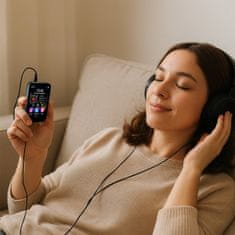 ZENWIRE Prenosni MP3 MP4 predvajalnik Bluetooth FM radio SD snemalnik zvoka slušalke 36 GB Zenwire P1