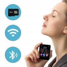 ZENWIRE Prenosni MP3 MP4 predvajalnik Bluetooth FM radio SD snemalnik zvoka slušalke 36 GB Zenwire P1