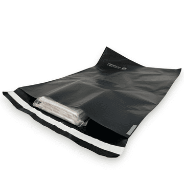 shumee Folija v paketu črne mat regranulatne folije 475x550+50 mm 55 mikronov, pakiranje 100 kosov.
