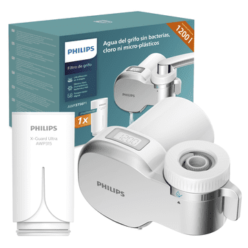 Philips Philips AWP3756P1/10 filter za vodo iz pipe z zaslonom in števcem. Ultrafiltracijski vložek.