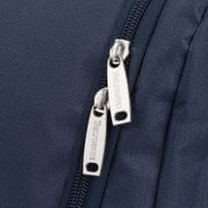 Beltimore Beltimore R26 Temno modra unisex potovalna kozmetična torbica z organizatorjem in ogledalom