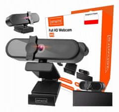 ZENWIRE Zenwire W6 spletna kamera z mikrofonom za računalnik USB 3.0 Full HD 1080p končni pokrovček