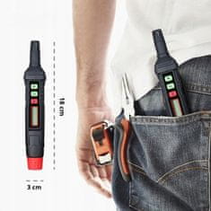 Habotest Mini detektor puščanja plina metan, propan, butan, drugi vnetljivi plini + alarm + baterije