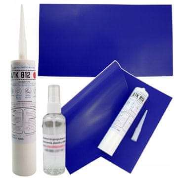 shumee Lepilo za popravilo PVC bazenov za suhe in mokre bazene, velik obliž za pontone 50 x 27 cm