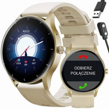 Gravity Unisex pametna ura gravity GT2-4 - klici prek Bluetootha, prilagojene številčnice (sg019d)