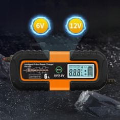 ZENWIRE Polnilec avtomobilskih akumulatorjev Zenwire JMD-6S s funkcijo popravila AGM baterij 6V 12V
