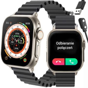 Rubicon Unisex pametna ura Rubicon RNCF17 - klicanje prek Bluetootha, brezžično polnjenje (sr059a)