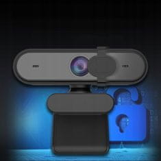 ZENWIRE Zenwire W6 spletna kamera z mikrofonom za računalnik USB 3.0 Full HD 1080p končni pokrovček