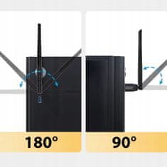 ZENWIRE Omrežna kartica WiFi USB adapter 650 MBps 5Ghz Wi-Fi antena za računalnik Zenwire WD-AX301