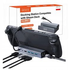 ZENWIRE Priklopna postaja za Steam Deck ROG ally DEX 6v1 HUB USB-C HDMI 4K Ethernet Zenwire HUB62