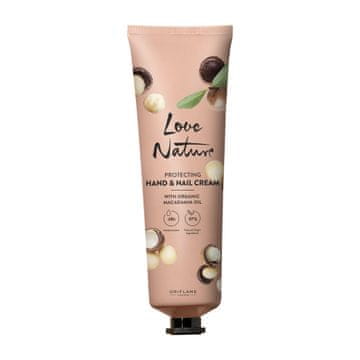 Oriflame Oriflame Love Nature zaščitna krema za roke in nohte z organskim oljem makadamije 150 ml