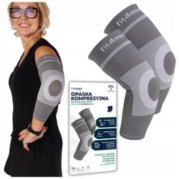 shumee Kompresijska opornica za komolec, stabilizator komolca CCL2 FIT4MED velikost S/M 2 kosa.