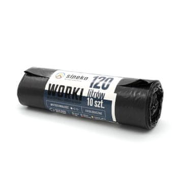 Vreče za odpadke 120l črne LDPE, 10 kosov. Vreče za odpadke 120l modre LDPE, 10 kosov.