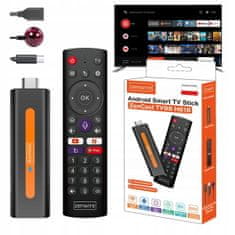 shumee Predvajalnik medijev Android 14 Pametni TV Stick Box WiFi 2/16 Zenwire ZenCast TV98 H618