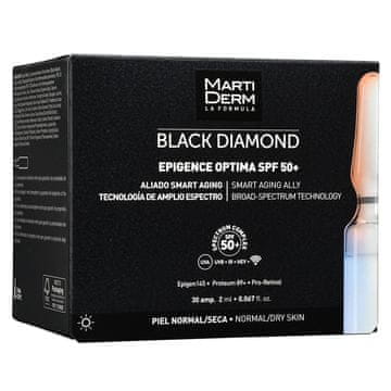 shumee Martiderm Black Diamond Epigence Optima SPF50+, serum proti staranju v ampulah 30 x 2 ml