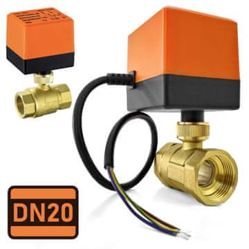shumee Elektromagnetni ventil, regulator pretoka vode, avtomatika s kroglico DN20 3/4" 230V 20W