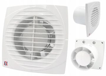 Ventika Aksialni izpušni ventilator FI100 z enostavnim stikalom na vrvici, učinkovitost 95 m3/h