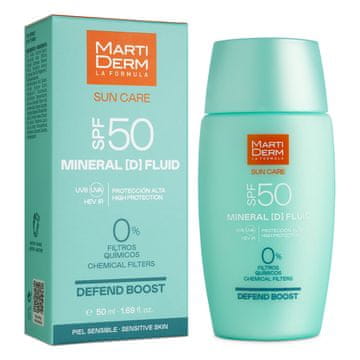 Martiderm MartiDerm Sun Care SPF50 MineralD Fluid 50 ml, fluid za obraz s kremo za sončenje 50 ml