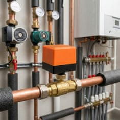 shumee Elektromagnetni ventil, regulator pretoka vode, avtomatika s kroglico DN25 1" 230V 20W