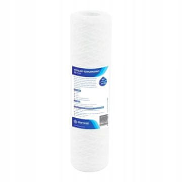 shumee Vložek filtra za vodo 25 cm, debelina 50 mikronov, odstranjuje usedline in rjo PP10-50