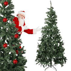 shumee Umetno božično drevo, zeleno, XXL, veliko, 220 CM X 120 CM, smreka, stojalo [CHOINKA4]