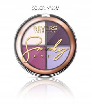 REVERS Paleta senčil za oči Revers Smoky Eye 23M - dolgo obstojna, intenzivno pigmentirana 9x